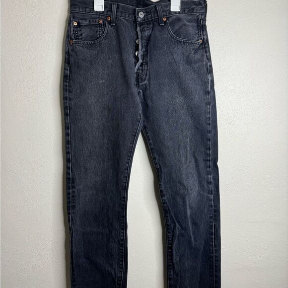 Levi's Other - Levi’s 501 straight button fly jeans men’s size 32x32 black